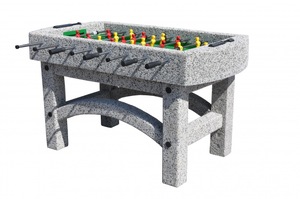 Stół do gry w piłkarzyki betonowy na zewnątrz