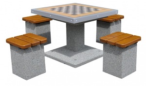 Stolik betonowy do gry w szachy