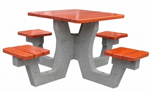 Stół betonowy parkingowy czteroosobowy